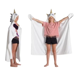 Coperta unicorno 100x130 cm bianco