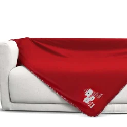 Coperta 130x160 cm con ricamo orsi in pile