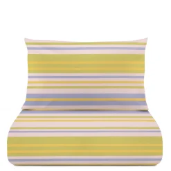 Copripiumino singolo righe verdi azzurre