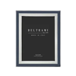 Cornice bianco, blu e argento foto 15x20 cm Beltrami con argento Miro Silver