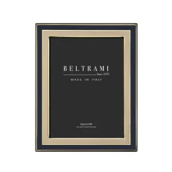 Cornice blu e oro foto 15x20 cm Beltrami con argento Miro Silver