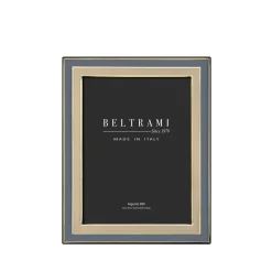 Cornice cipria, polvere e oro foto 10x15 cm Beltrami con argento Miro Silver