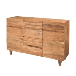 Credenza 6 cassetti 135x87x40 cm Maui