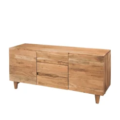 Credenza 3 cassetti 135x59x40 cm Maui