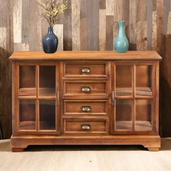 Credenza 121x71,5x36 cm marrone Utility