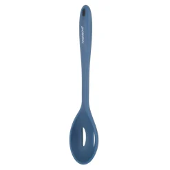 Cucchiaio forato blu in silicone, da 6x28 cm