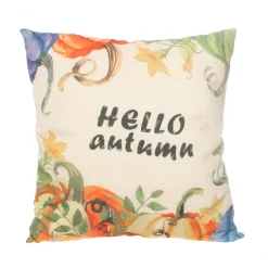 Cuscino arredo hello autumn da 45x45 cm