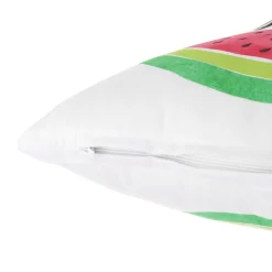 Cuscino arredo Watermelon in poliestere e cotone, da 40x40 cm