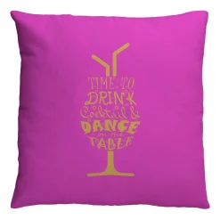 Cuscino Cocktail viola, 45x45 cm