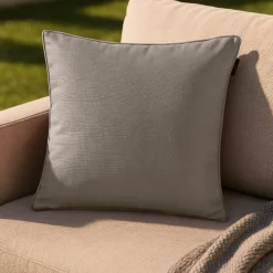 Cuscino divano beige 40x40 cm idrorepellente