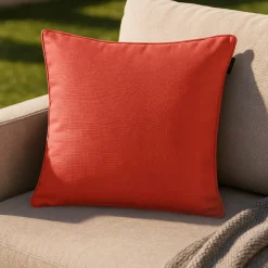 Cuscino divano corallo 40x40 cm idrorepellente