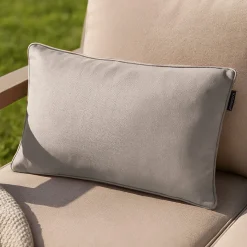 Cuscino divano grigio 30x50 cm idrorepellente