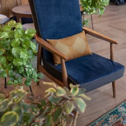 Cuscino divano 30x50 cm rombi arancio