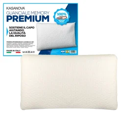 Cuscino guanciale in memory foam Premium