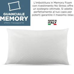 Cuscino guanciale memory No Stress