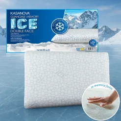 Cuscino guanciale memory Ice effetto rinfrescante
