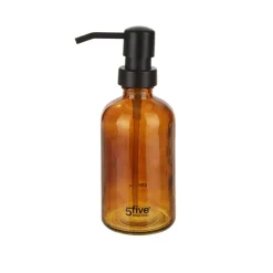 Dispenser sapone in vetro ambrato 250 ml