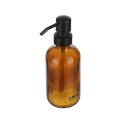 Dispenser sapone in vetro ambrato 250 ml