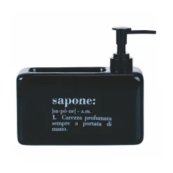 Dispenser scritta sapone 840 ml nero Victionary