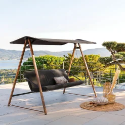 Dondolo 2 posti Soly grigio