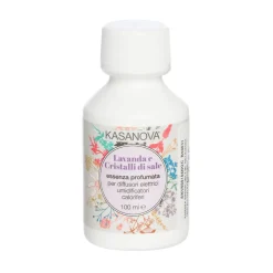 Essenza profumata idrosolubile lavanda e cristalli di sale da 100 ml