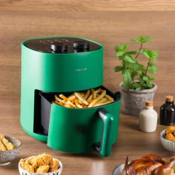Friggitrice ad aria 4,5 L 1400 W verde