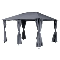 Gazebo da giardino 300x400x400 cm Santorini grigio grafite