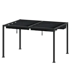 Gazebo 4x3 m grafite e ardesia Zalya