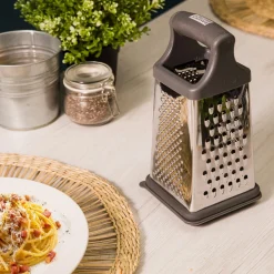 Grattugia 4 lati con contenitore h 23 cm