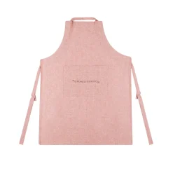 Grembiule cucina ruggine con scritta in misto cotone