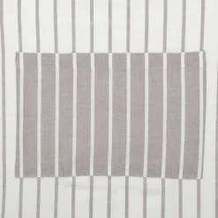 Grembiule da cucina cotone tinto filo righe scure