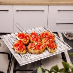 Griglia bruschettiera in acciaio inox