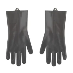 Guanti in silicone con setole