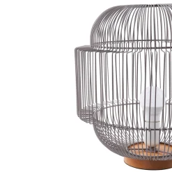 Lampada abat jour grigia - 34,5x35,5x34,5 cm