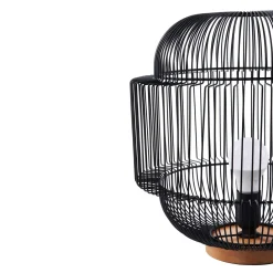 Lampada abat jour nera - 34,5x35,5x34,5 cm