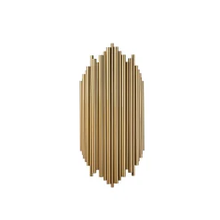 Lampada da parete Kara 18x40x8 cm oro in metallo