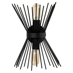 Lampada da parete 23x16 cm nero