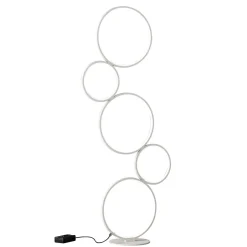 Lampada da terra 5 LED Rondo bianco Trio
