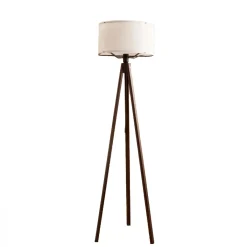 Lampada da terra con paralume bianco 140 cm Ayd