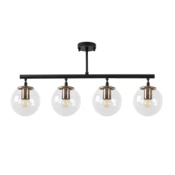 Lampadario 4 luci 70x15x35 cm Fazli