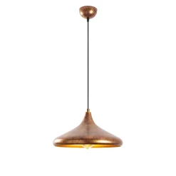 Lampadario Barek 34x34x29 cm bronzo in metallo