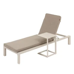 Lettino prendisole reclinabile Evasion argilla