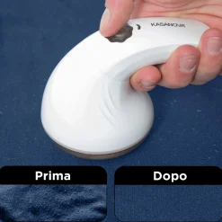 Levapelucchi ricaricabile beige