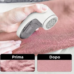 Levapelucchi ricaricabile grigio