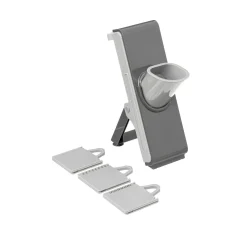 Mandolina multifunzione a stantuffo