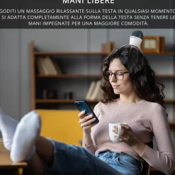 Massaggiatore testa ragno ricaricabile