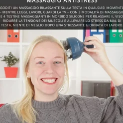 Massaggiatore testa ricaricabile