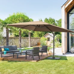 Ombrellone 300x400 cm Elea tortora