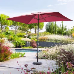 Ombrellone 300x300 cm Loompa bordeaux