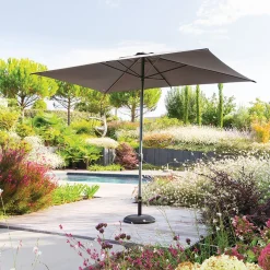 Ombrellone 300x200 cm Loompa grigio